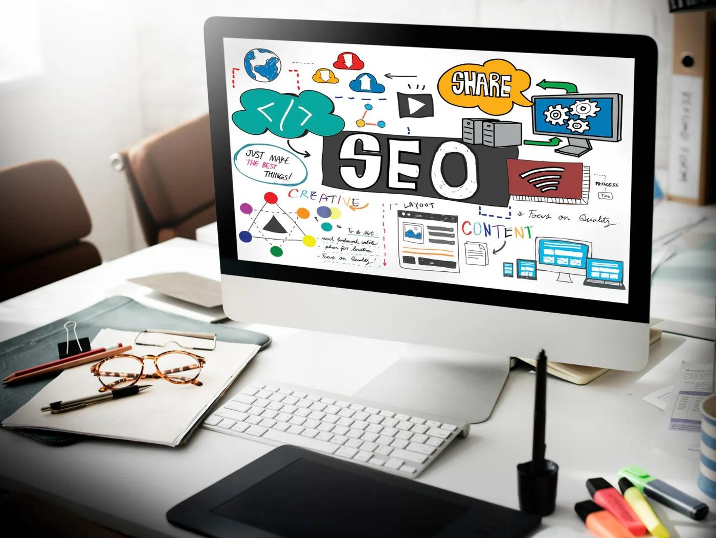 SEO Optimierung und Website Struktur für bessere Sichtbarkeit