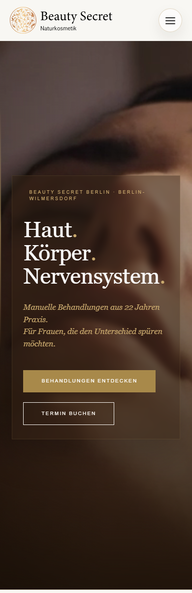 Beauty Secret Berlin Mobile Screenshot